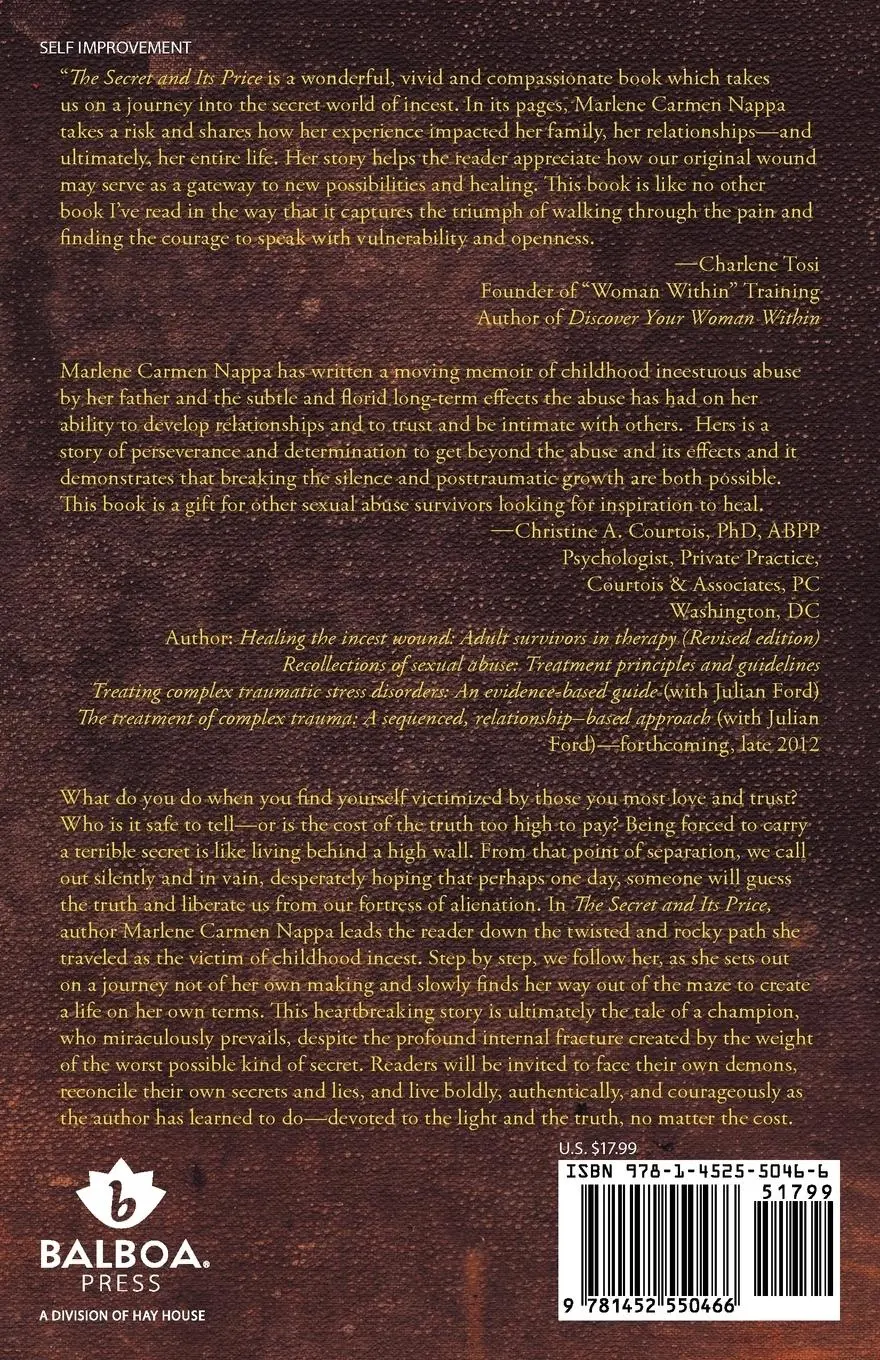 Rückseite: 9781452550466 | The Secret and Its Price | Marlene Carmen Nappa | Taschenbuch | 2012