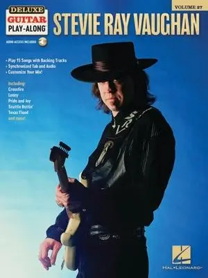 Cover: 9781705160466 | Stevie Ray Vaughan Deluxe Guitar Play-Along Volume 27: 15 Songs...