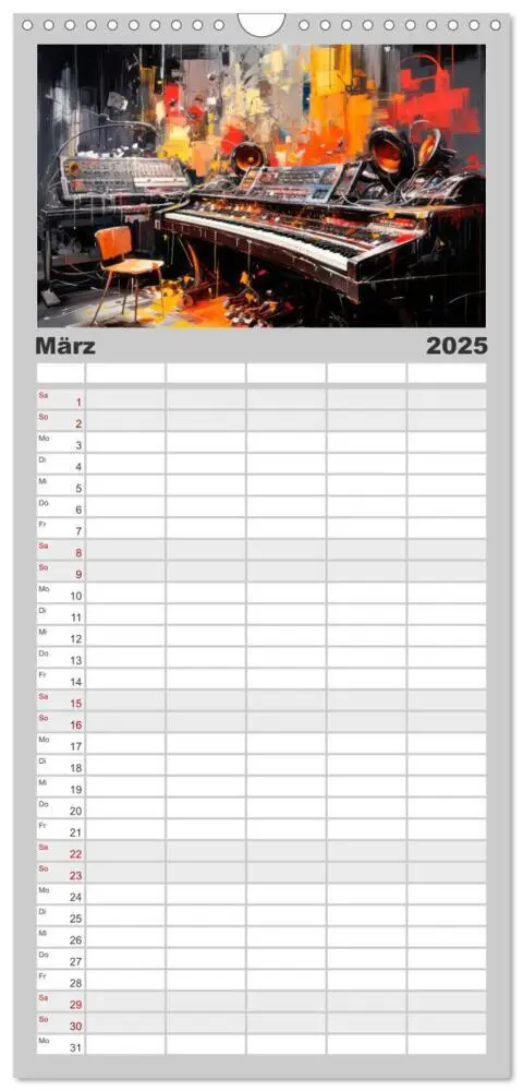 Bild: 9783457090466 | Familienplaner 2025 - ROCK Spüre die grenzenlose Power mit 5...