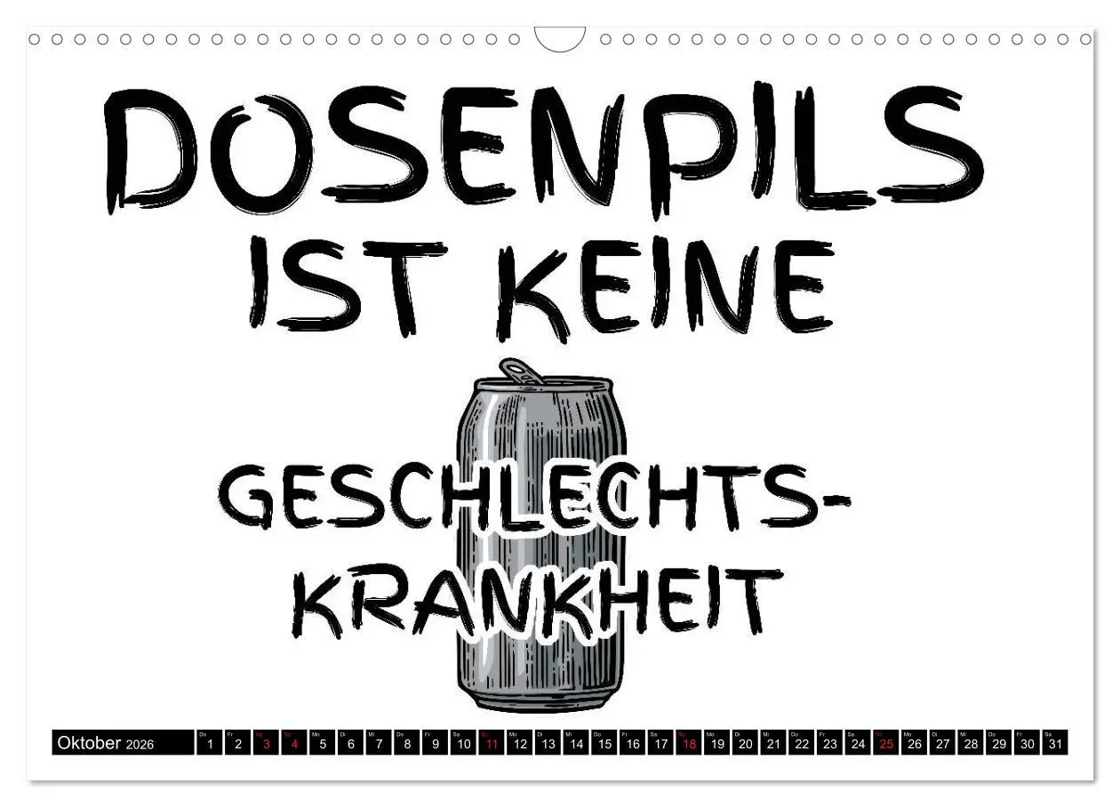 Bild: 9783457780466 | Bier - Lustige Sprüche und Grafiken (Wandkalender 2026 DIN A3...