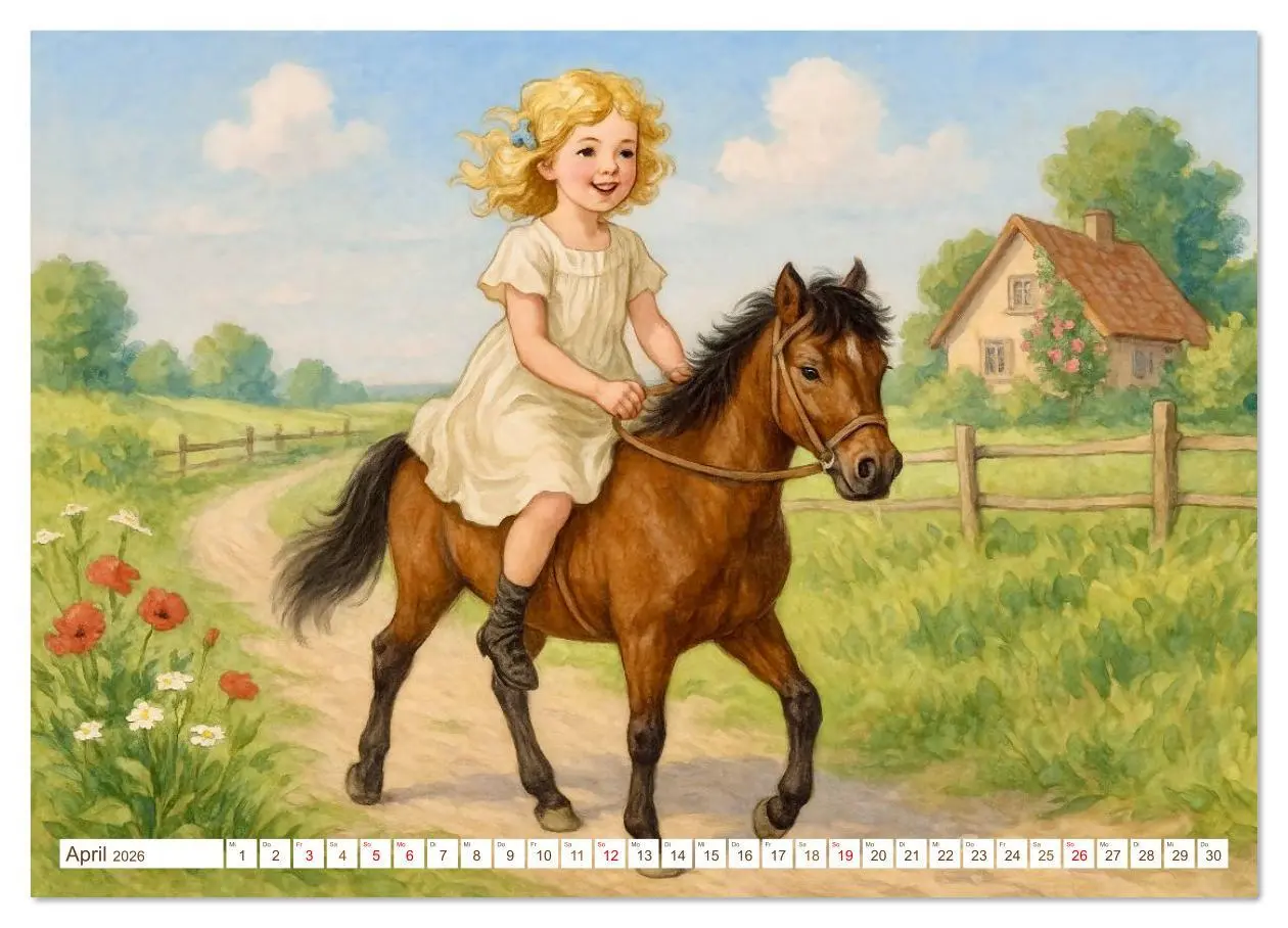 Bild: 9783516630466 | Else Ury (Wandkalender 2026 DIN A3 quer), CALVENDO Monatskalender