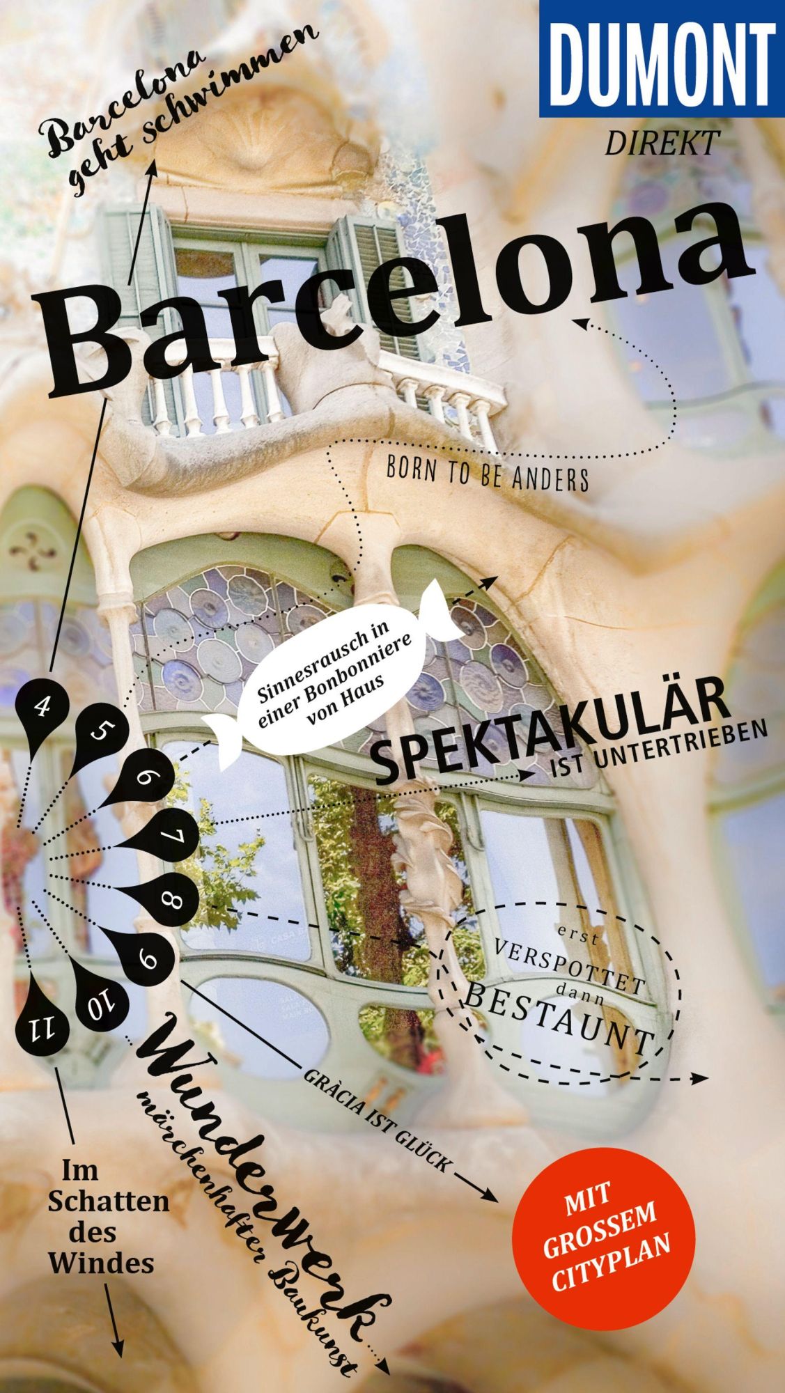 Cover: 9783616000466 | DUMONT direkt Reiseführer Barcelona | Mit großem Cityplan | Buch