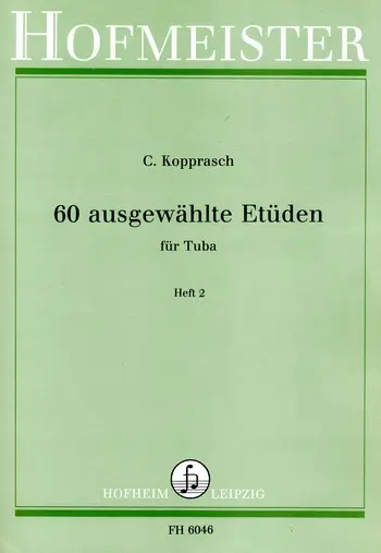 Cover: 9790203460466 | 60 ausgewählte Etüden für Tuba 2 | Noten | C Kopprasch | Buch