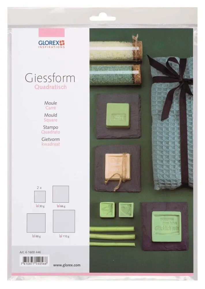 Giessform quadratisch 4St 35 - 65mm