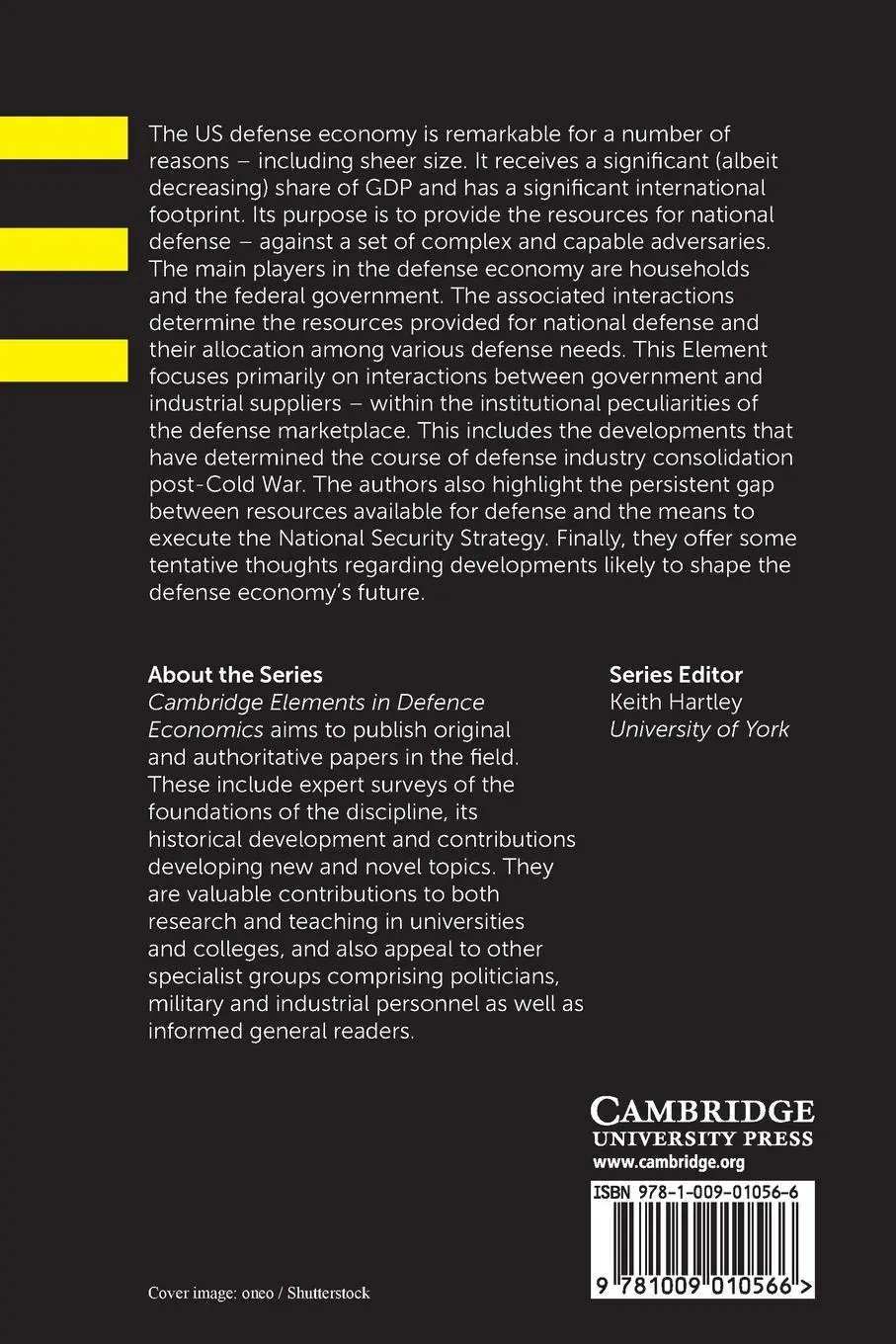 Rückseite: 9781009010566 | The US Defense Economy | Jomana Amara (u. a.) | Taschenbuch | Englisch