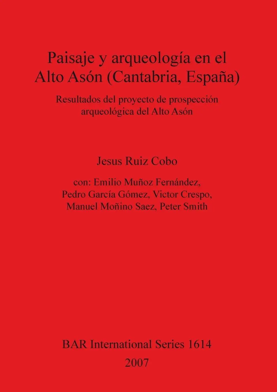 Cover: 9781407300566 | Paisaje y arqueología en el Alto Asón (Cantabria, España) | Buch