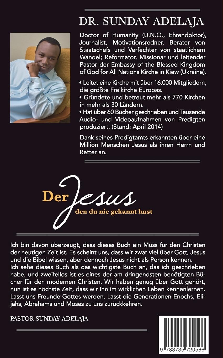 Rückseite: 9783735720566 | Der Jesus, den du nie gekannt hast | Sunday Adelaja | Taschenbuch