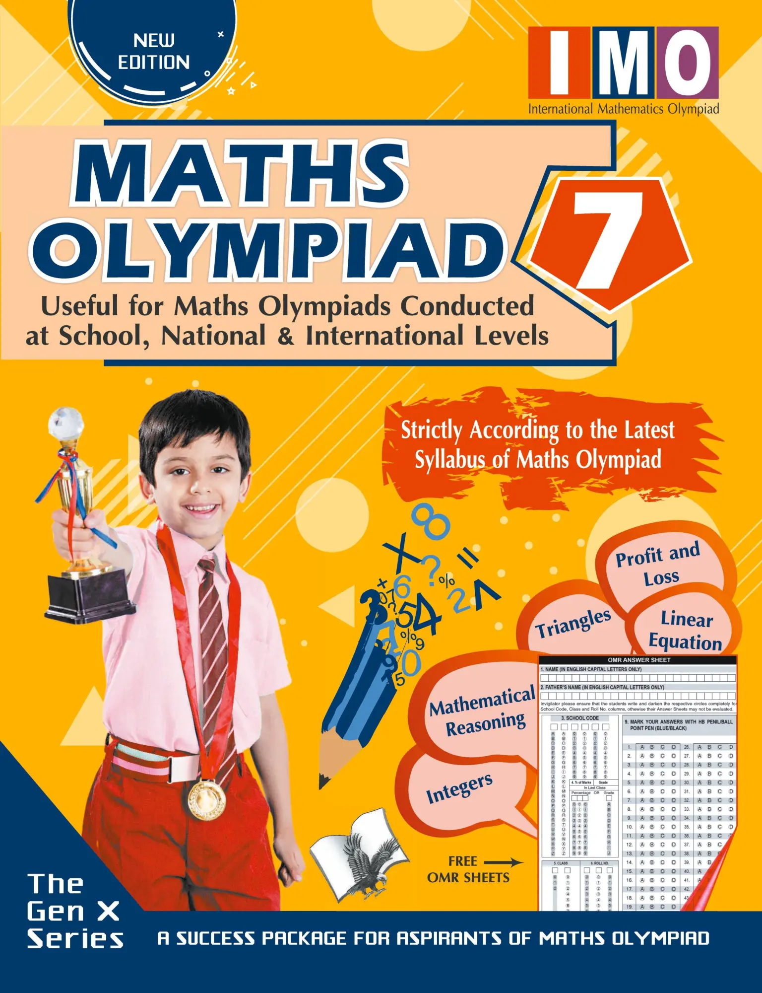 Cover: 9789357940566 | International Maths Olympiad - Class 7 (With OMR Sheets) | Kumar