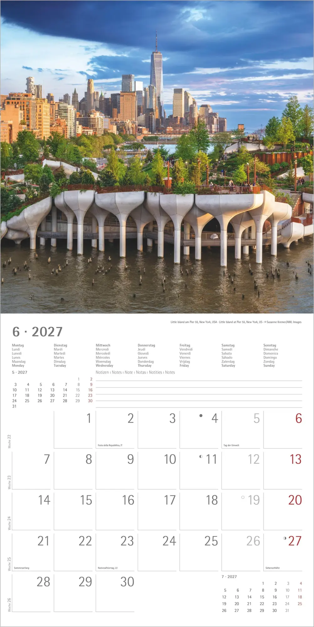 Bild: 4069095010666 | New York 2027 | Neumann Verlage GmbH &amp; Co KG | Kalender | 14 S. | 2027