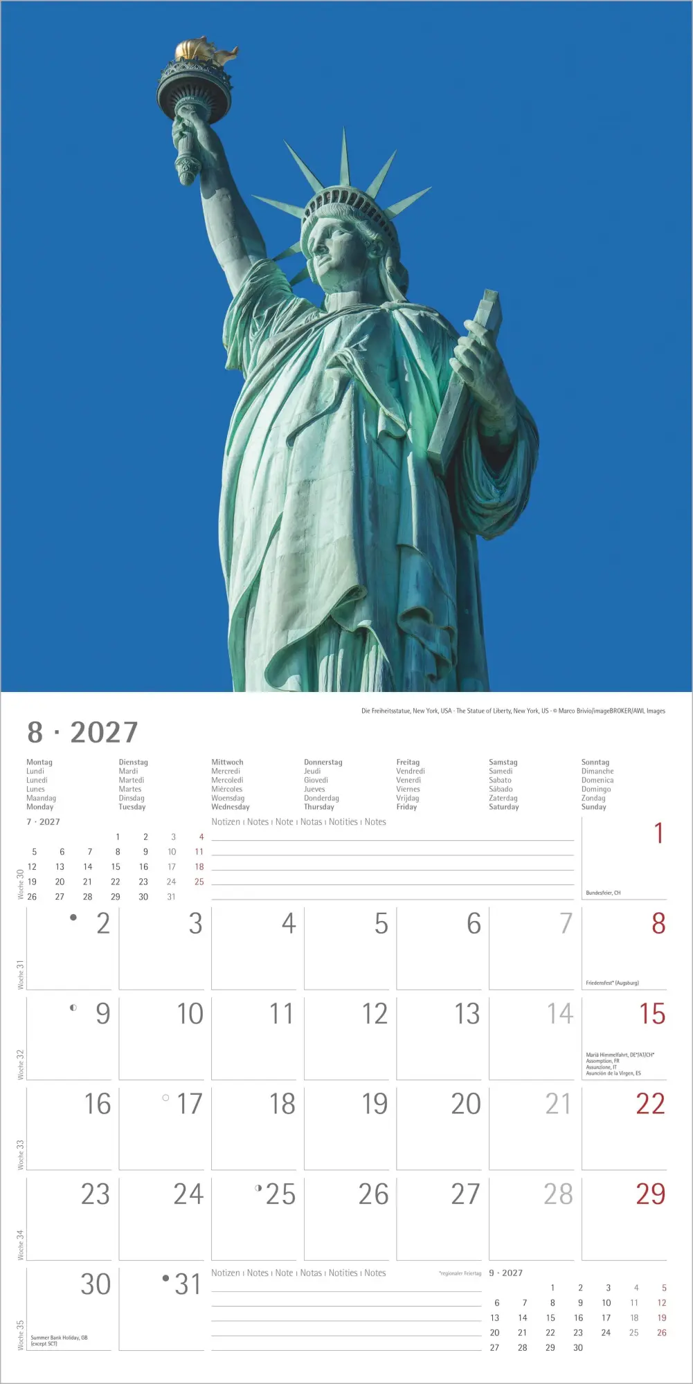 Bild: 4069095010666 | New York 2027 | Neumann Verlage GmbH &amp; Co KG | Kalender | 14 S. | 2027
