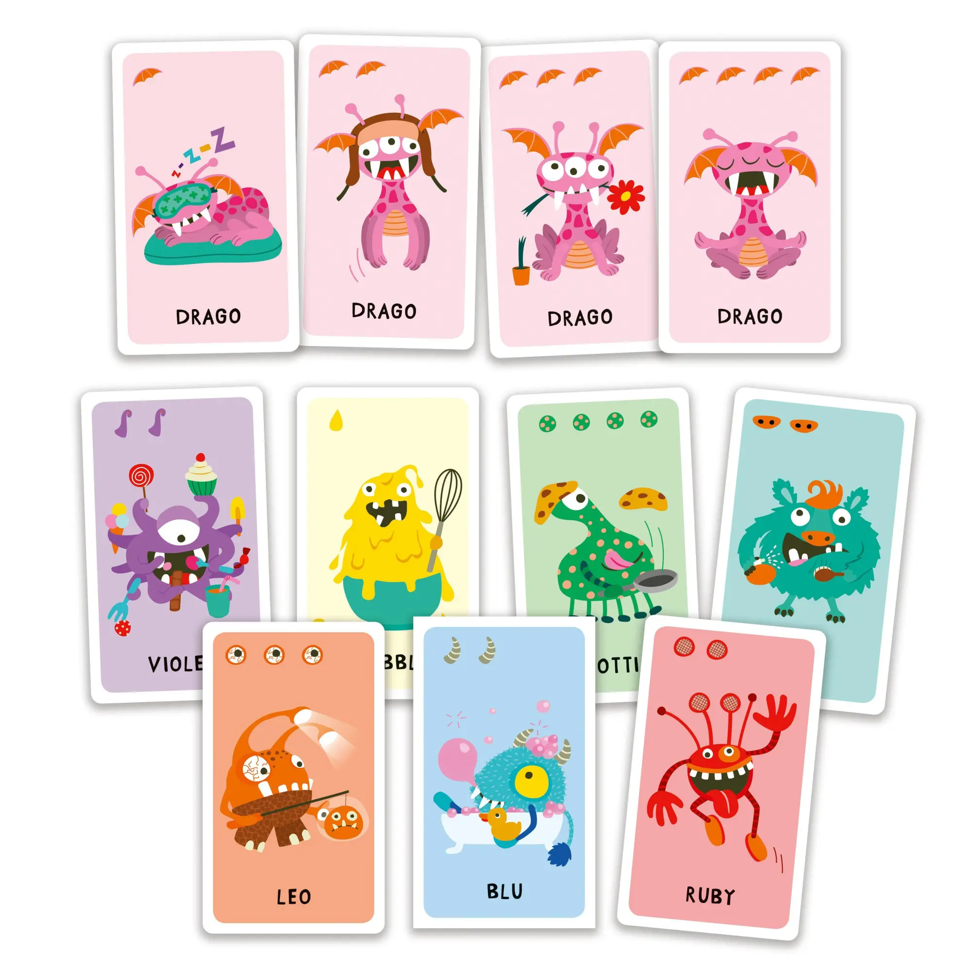 Bild: 4260671130666 | Happy Families - Monsters | Buntes Kartenspiel für Kinder ab 5 Jahren