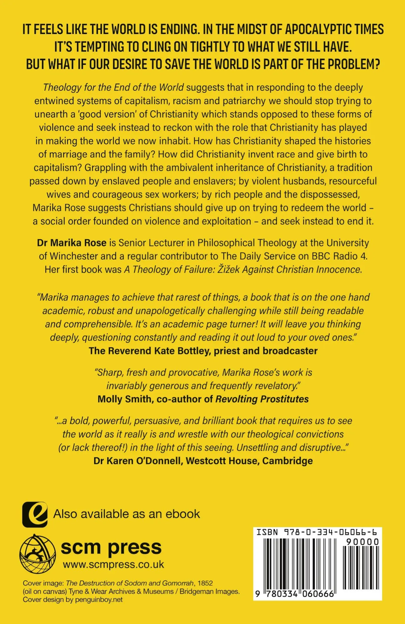 Rückseite: 9780334060666 | Theology for the End of the World | Marika Rose | Taschenbuch | 2023