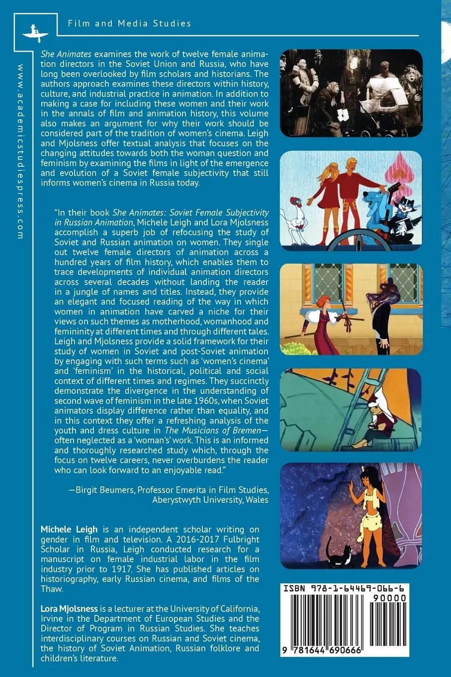 Rückseite: 9781644690666 | She Animates | Soviet Female Subjectivity in Russian Animation | Buch