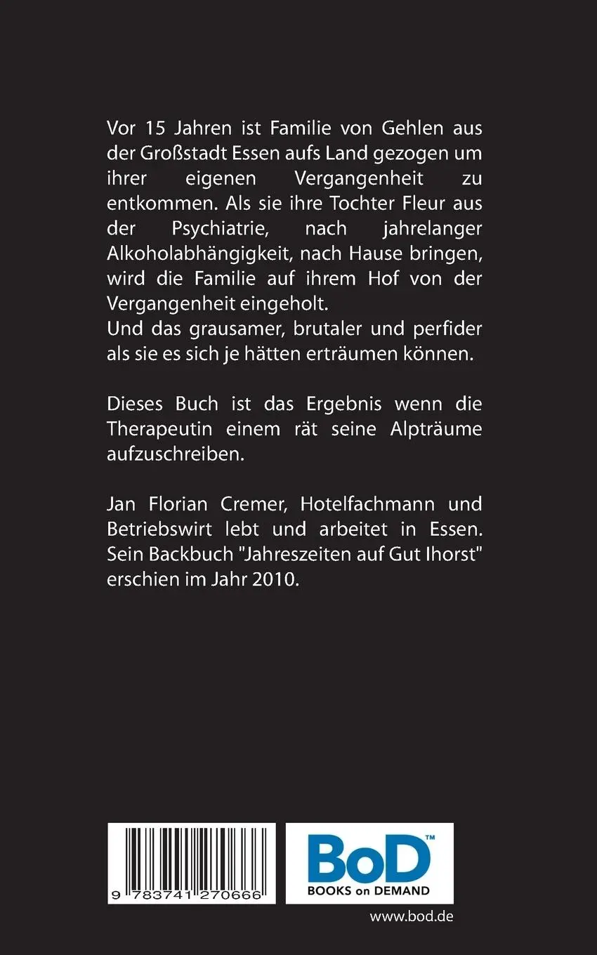 Rückseite: 9783741270666 | Gefühl der Stille | Jan Florian Cremer | Taschenbuch | 180 S. | 2017