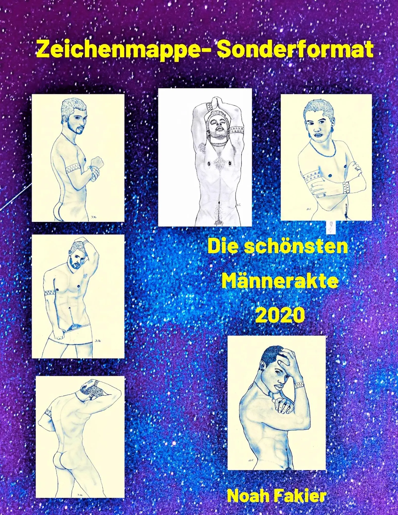 Cover: 9783751930666 | Sonderformat- Die schönsten Männer Zeichnungen 2020 | Noah Fakier