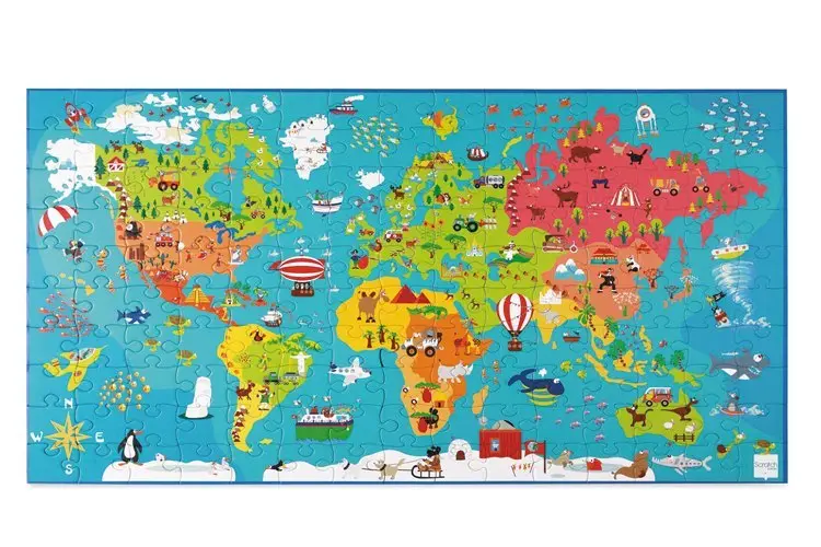 Bild: 5414561810766 | Puzzle XXL Weltkarte (Kinderpuzzle) | Spiel | 276181076 | Deutsch