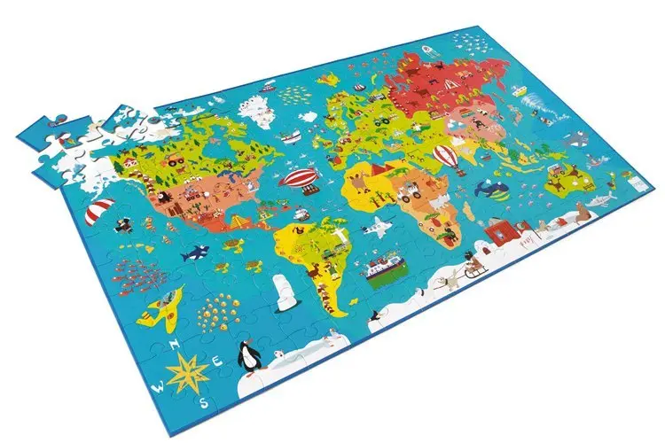 Bild: 5414561810766 | Puzzle XXL Weltkarte (Kinderpuzzle) | Spiel | 276181076 | Deutsch