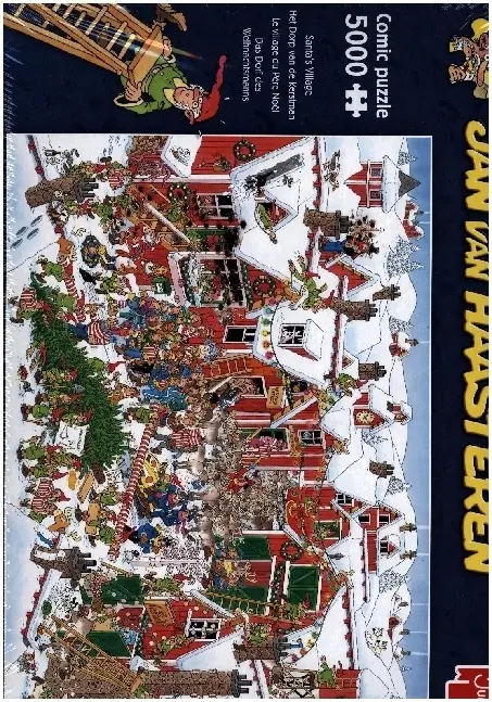 Cover: 8710126200766 | Jan van Haasteren - Santa's village - 5000 Teile | Spiel | Brettspiel