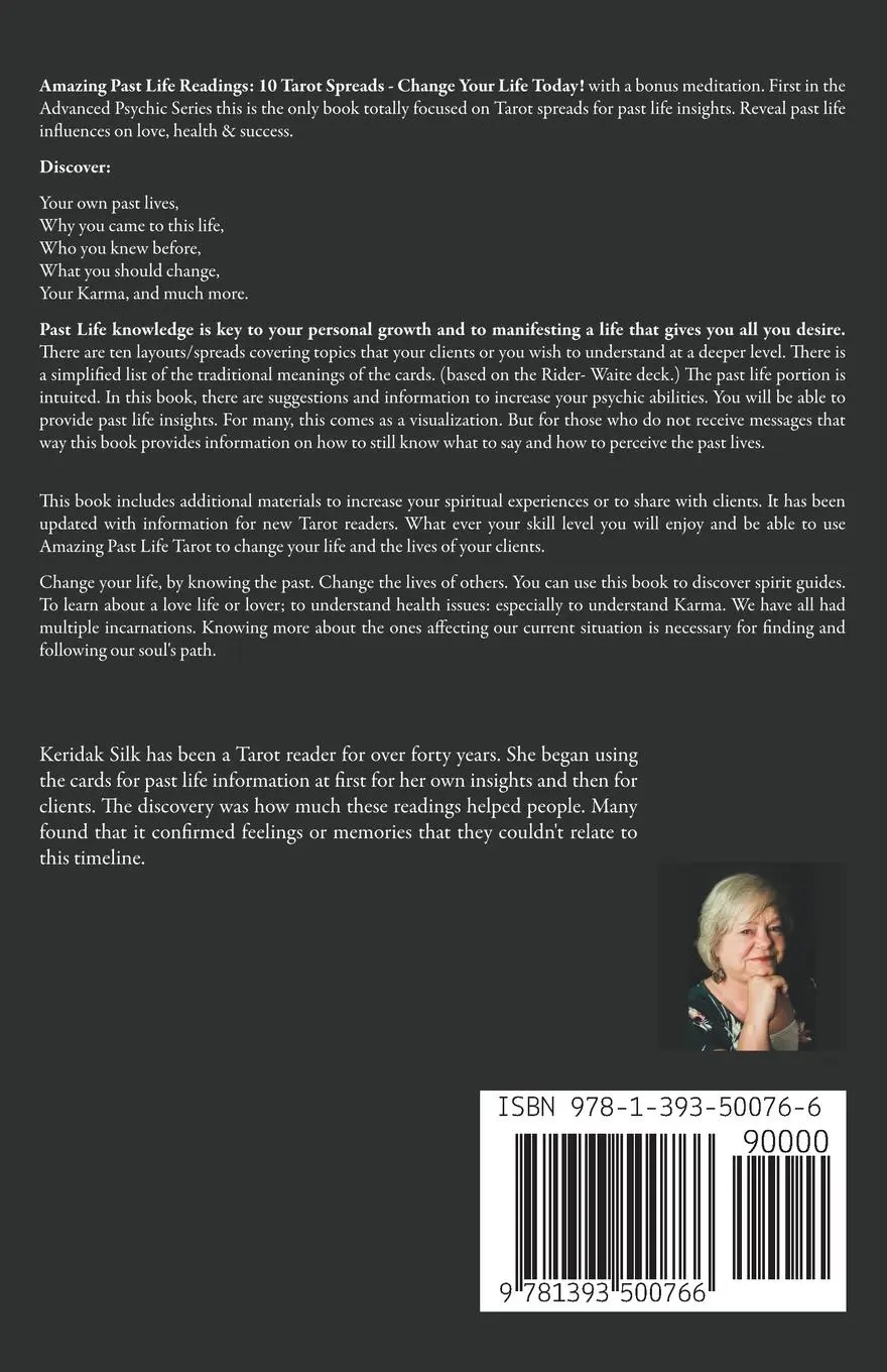 Rückseite: 9781393500766 | Amazing Past Life Tarot | Keridak Silk | Taschenbuch | Englisch | 2021