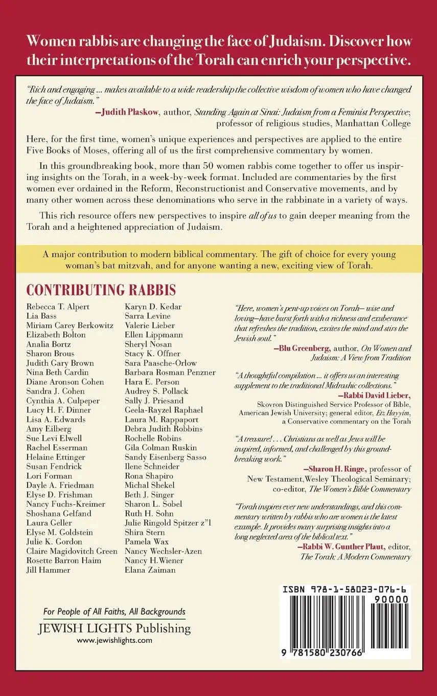 Rückseite: 9781580230766 | The Women's Torah Commentary | Rabbi Elyse Goldstein | Buch | Gebunden