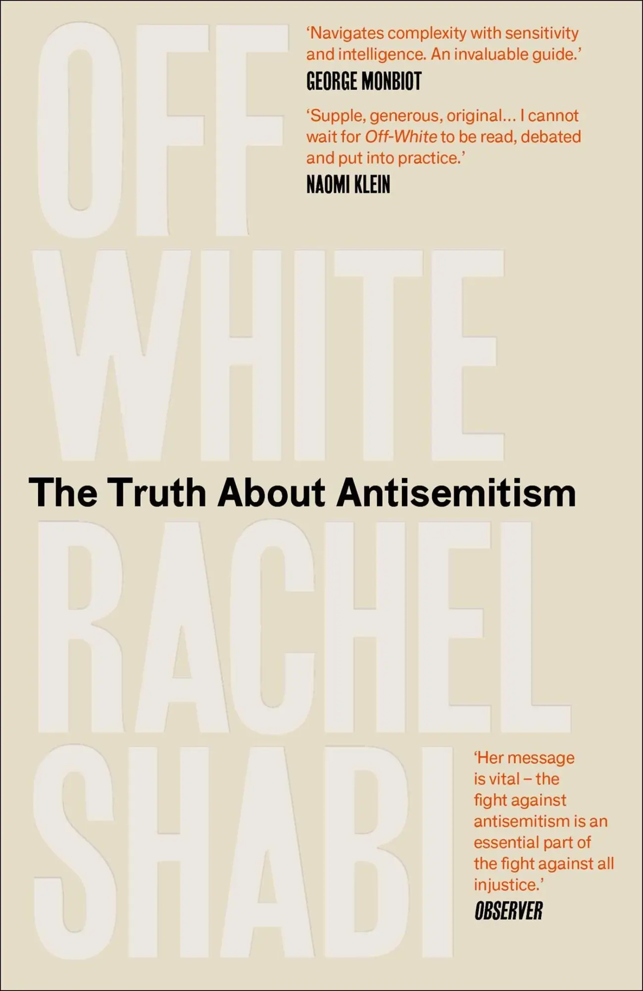 Cover: 9781836430766 | Off-White | The Truth About Antisemitism | Rachel Shabi | Taschenbuch