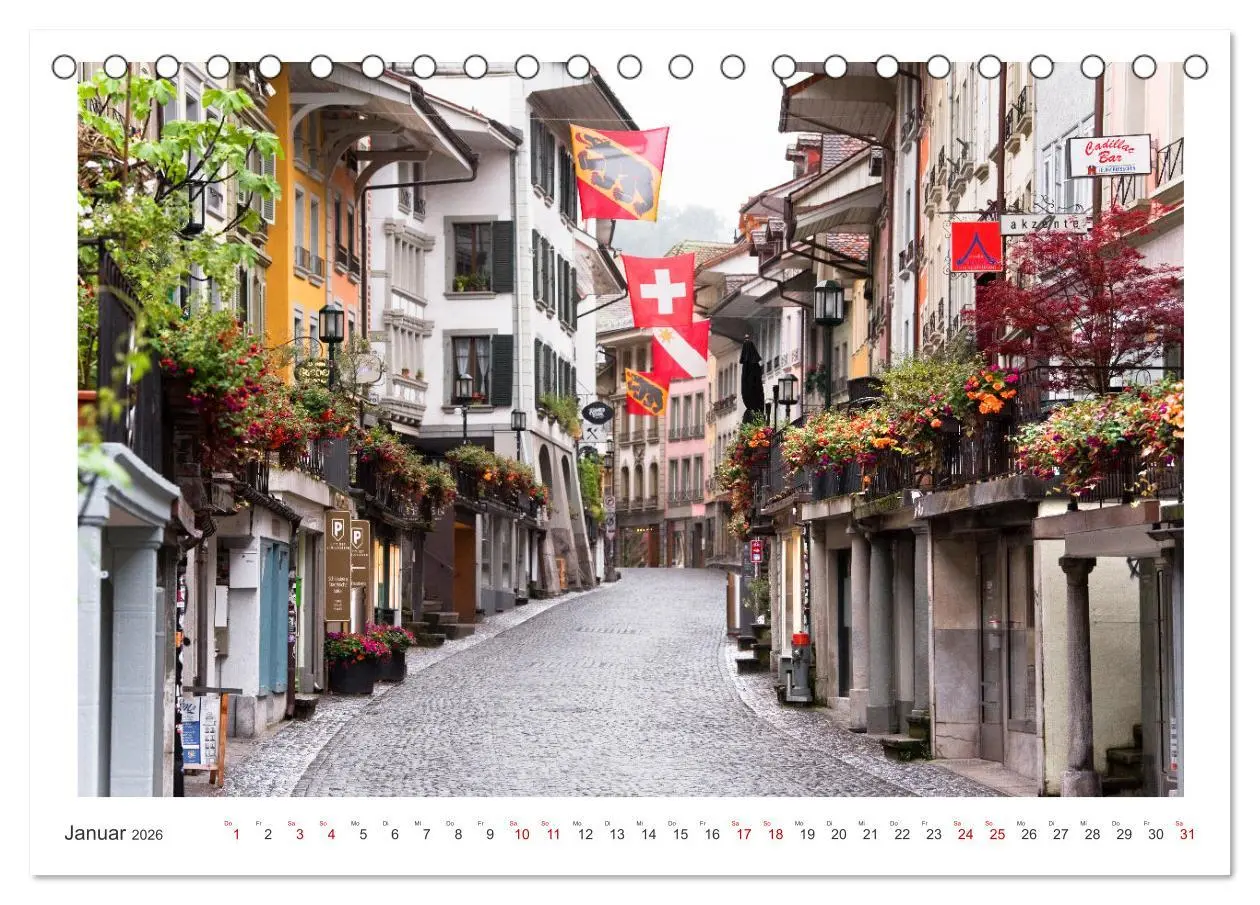 Bild: 9783457370766 | Malerisches Thun (Tischkalender 2026 DIN A5 quer), CALVENDO...