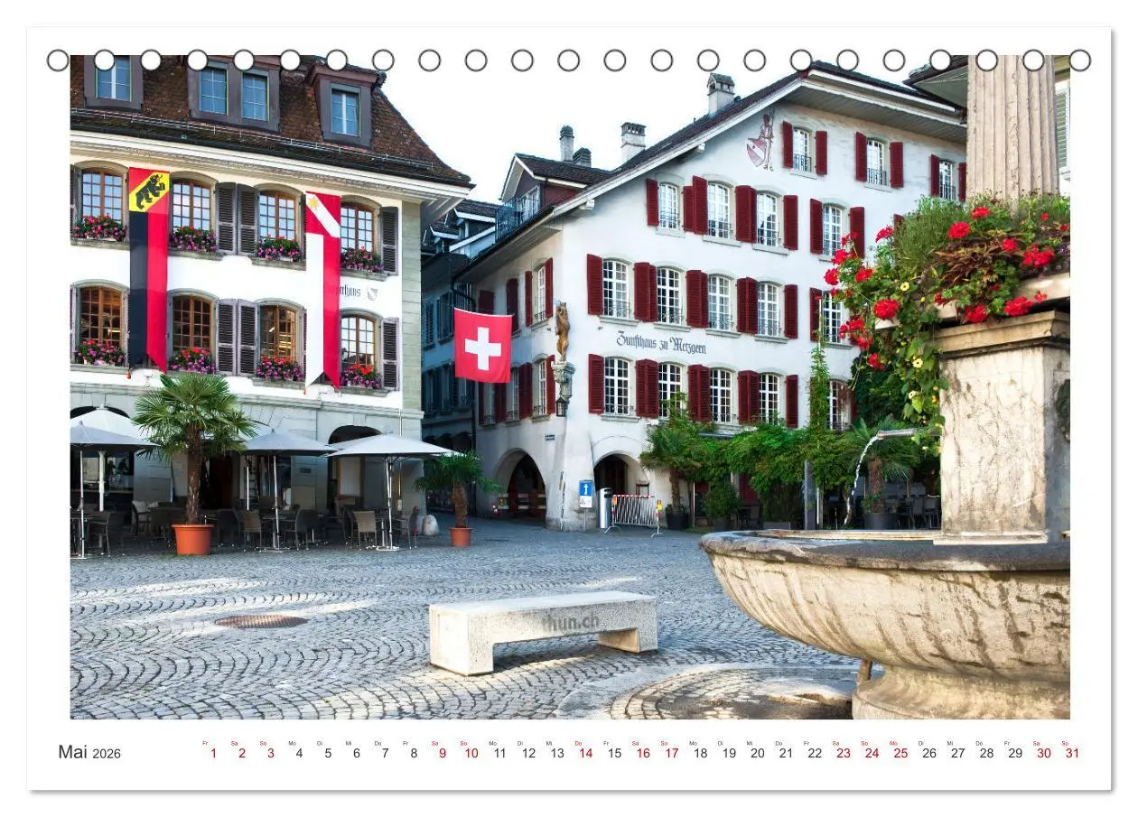 Bild: 9783457370766 | Malerisches Thun (Tischkalender 2026 DIN A5 quer), CALVENDO...