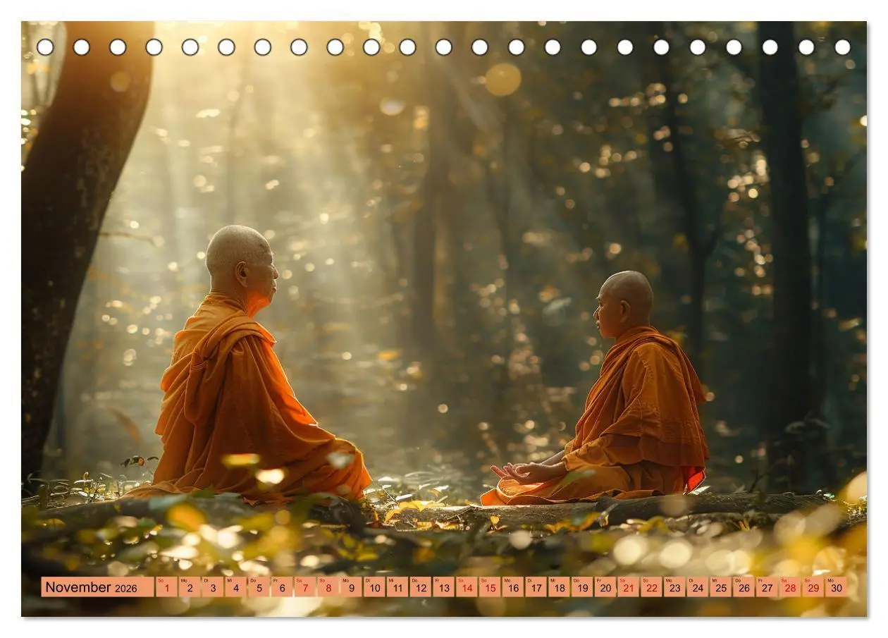 Bild: 9783457440766 | Komm mit in die Stille (Tischkalender 2026 DIN A5 quer), CALVENDO...