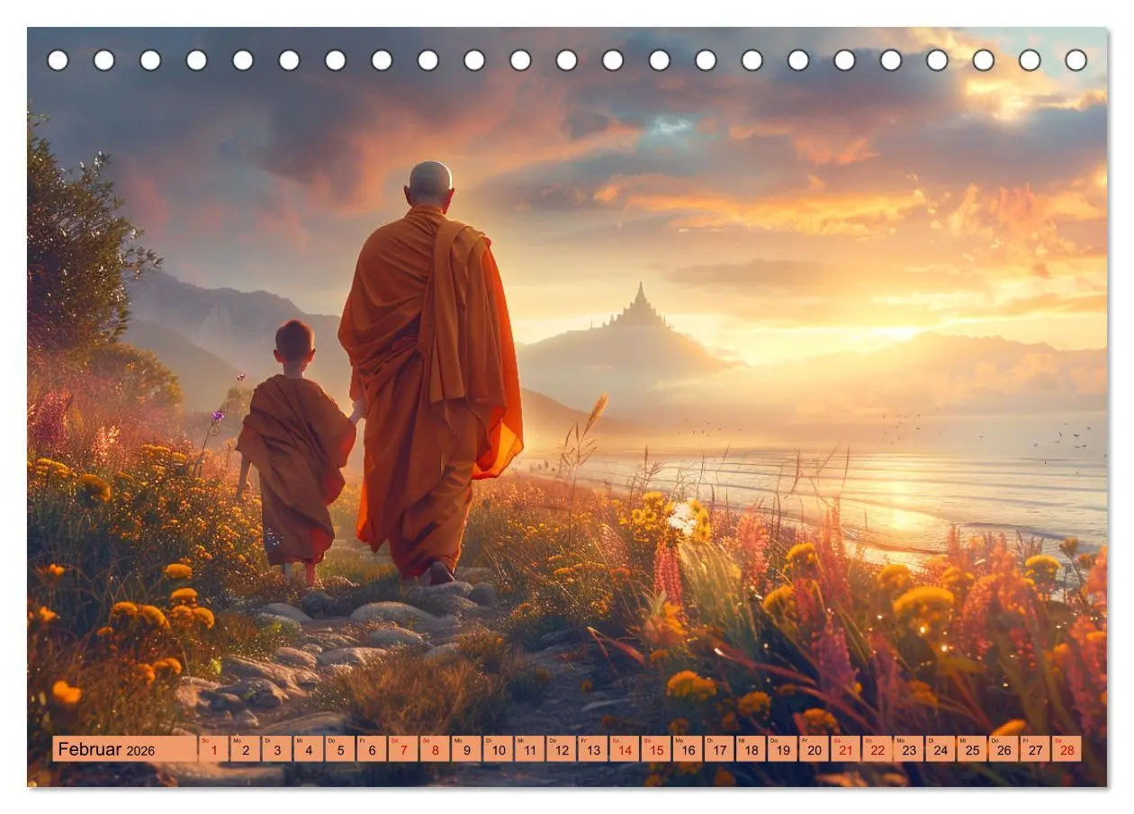 Bild: 9783457440766 | Komm mit in die Stille (Tischkalender 2026 DIN A5 quer), CALVENDO...