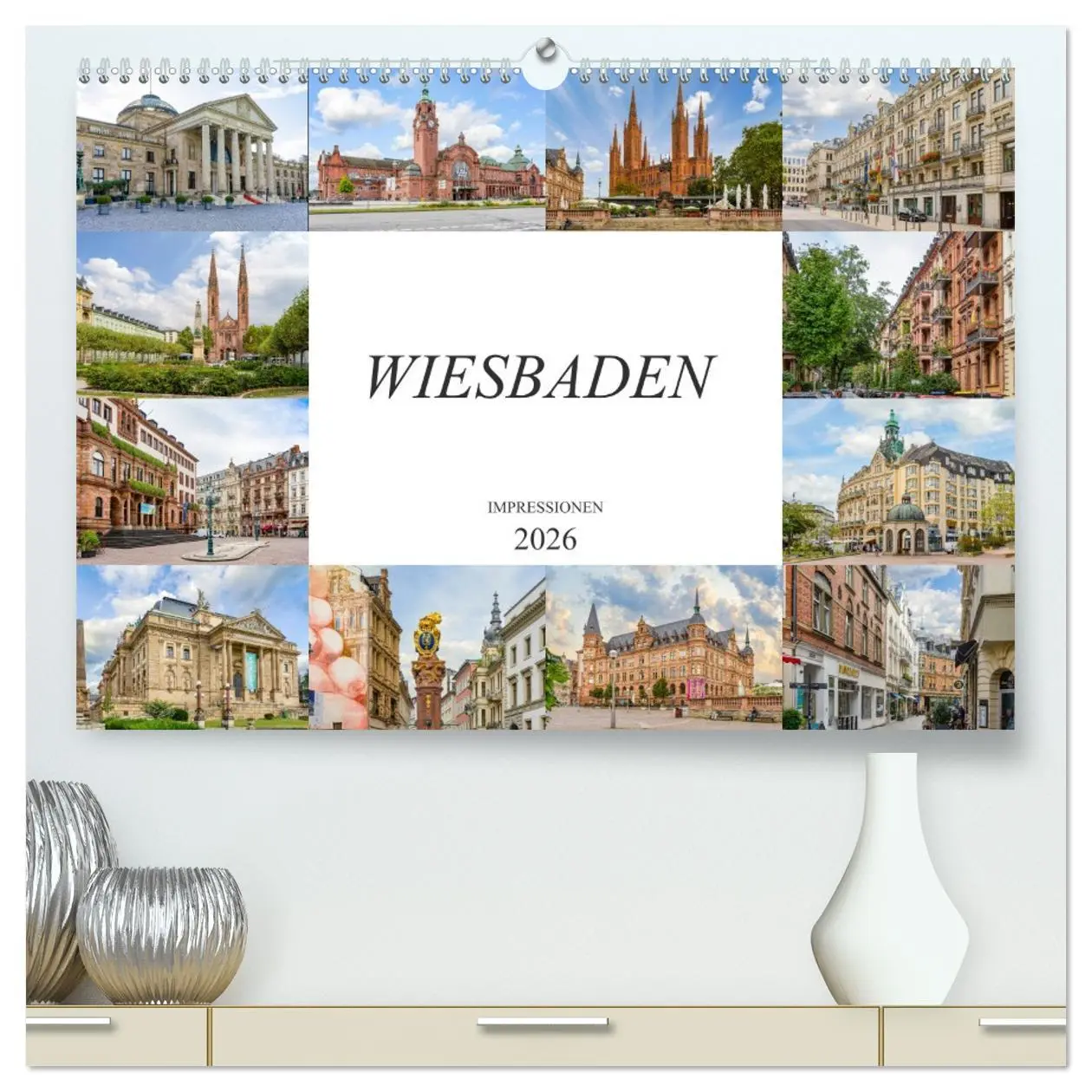 Cover: 9783457680766 | Wiesbaden Impressionen (hochwertiger Premium Wandkalender 2026 DIN...