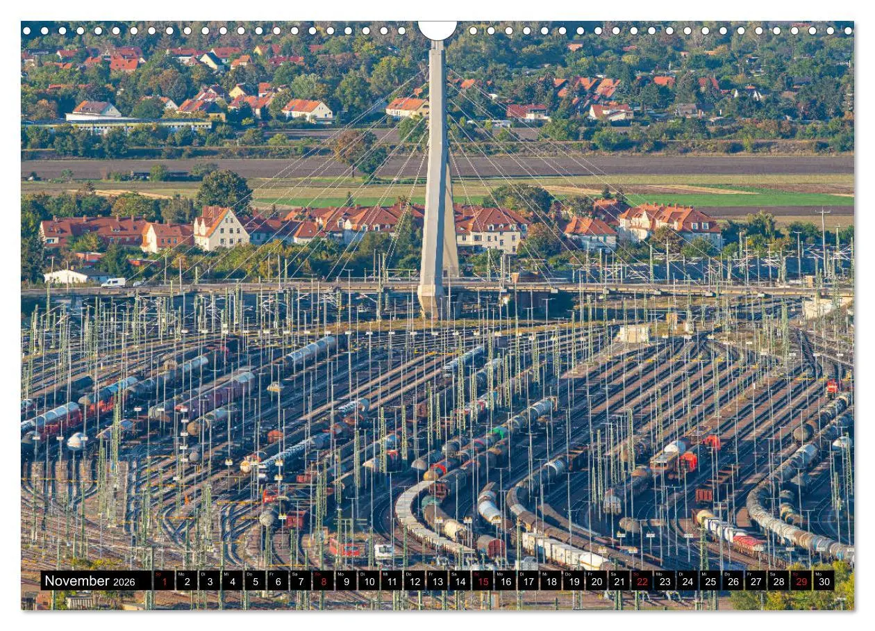 Bild: 9783457750766 | Halle an der Saale von oben (Wandkalender 2026 DIN A3 quer),...