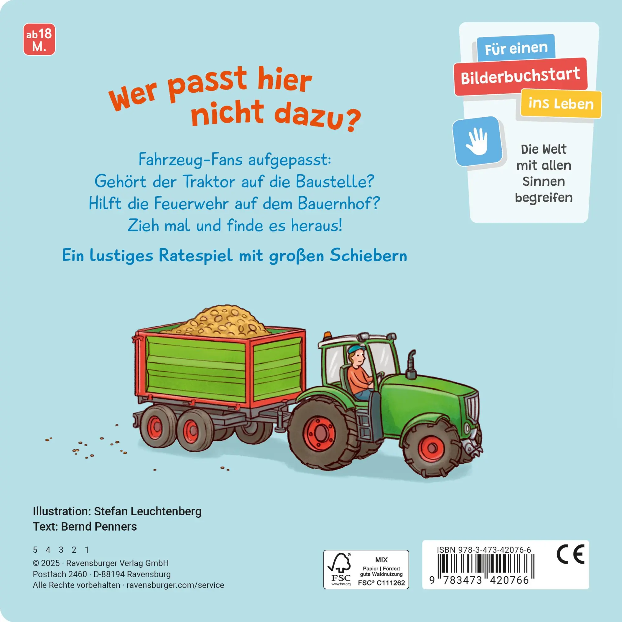 Rückseite: 9783473420766 | Nanu? Passt das dazu? Fahrzeuge | Bernd Penners | Buch | 12 S. | 2025