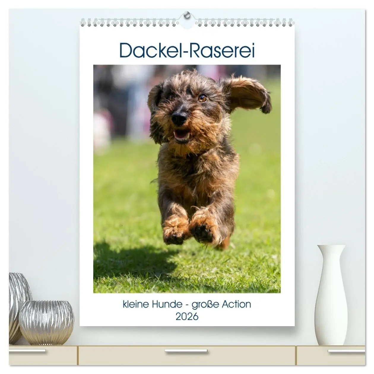 Cover: 9783516390766 | Dackel-Raserei (hochwertiger Premium Wandkalender 2026 DIN A2...