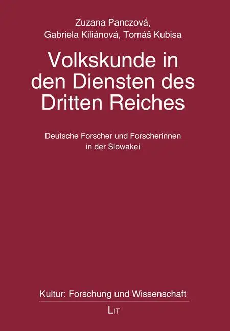 Cover: 9783643250766 | Volkskunde in den Diensten des Dritten Reiches | Panczová (u. a.)