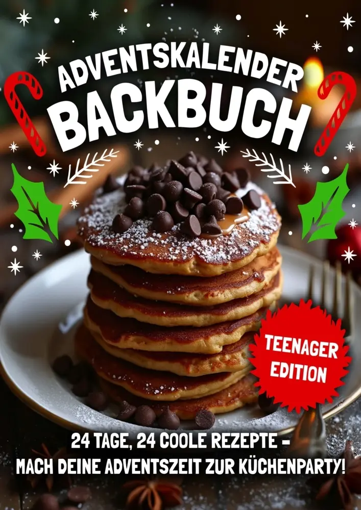 Cover: 9789403830766 | Adventskalender Backbuch - Teenager Edition!: 24 coole &amp; einfache...