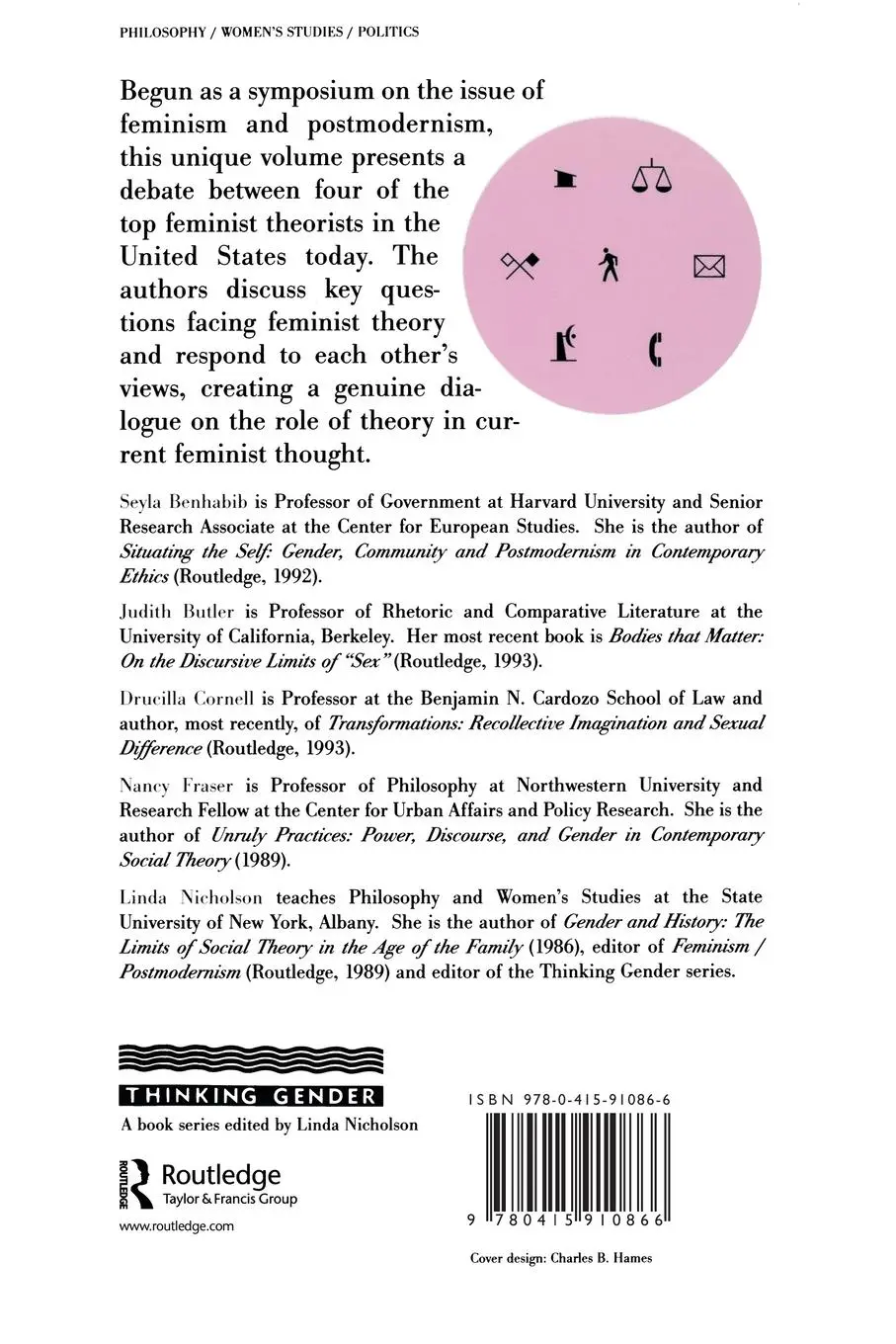 Rückseite: 9780415910866 | Feminist Contentions | A Philosophical Exchange | Benhabib (u. a.)