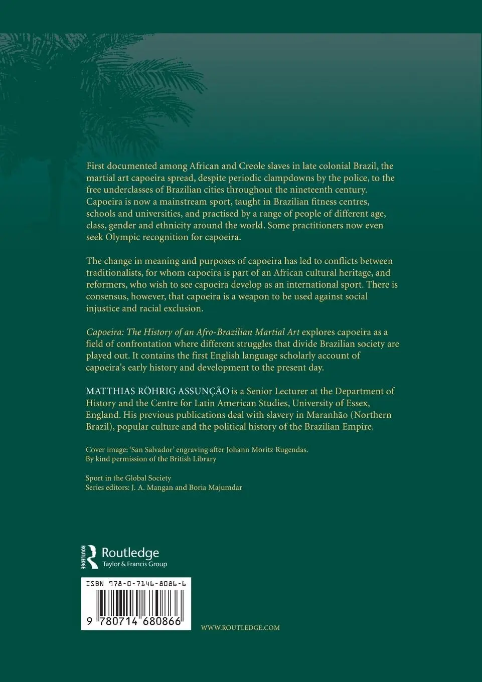 Rückseite: 9780714680866 | Capoeira | The History of an Afro-Brazilian Martial Art | Assunção