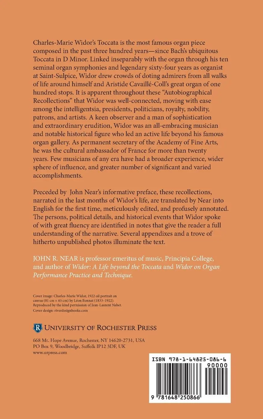 Rückseite: 9781648250866 | Autobiographical Recollections of Charles-Marie Widor | John R Near