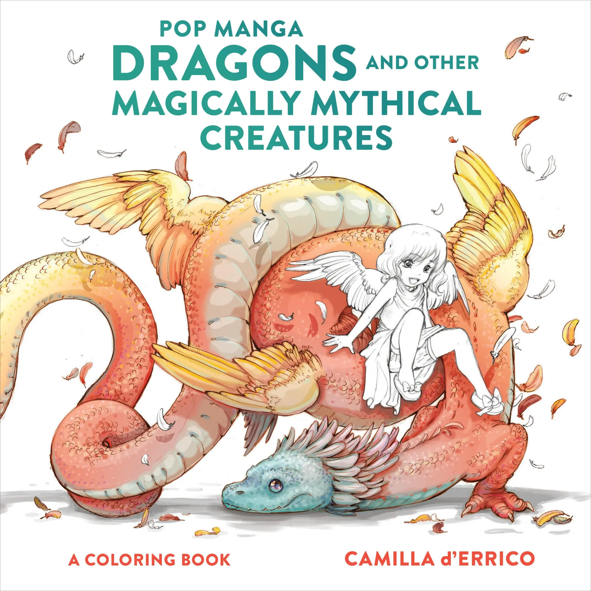 Cover: 9781984860866 | Pop Manga Dragons and Other Magically Mythical Creatures | D'Errico
