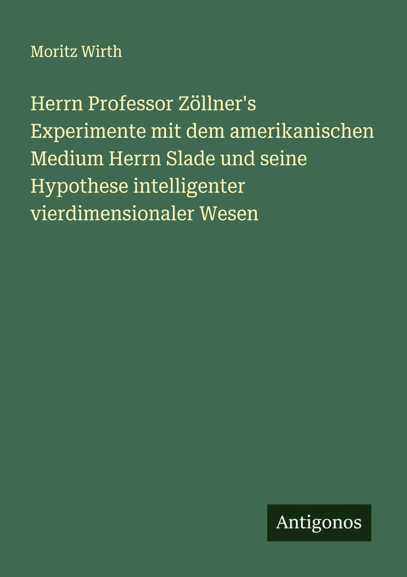 Cover: 9783386530866 | Herrn Professor Zöllner's Experimente mit dem amerikanischen Medium...