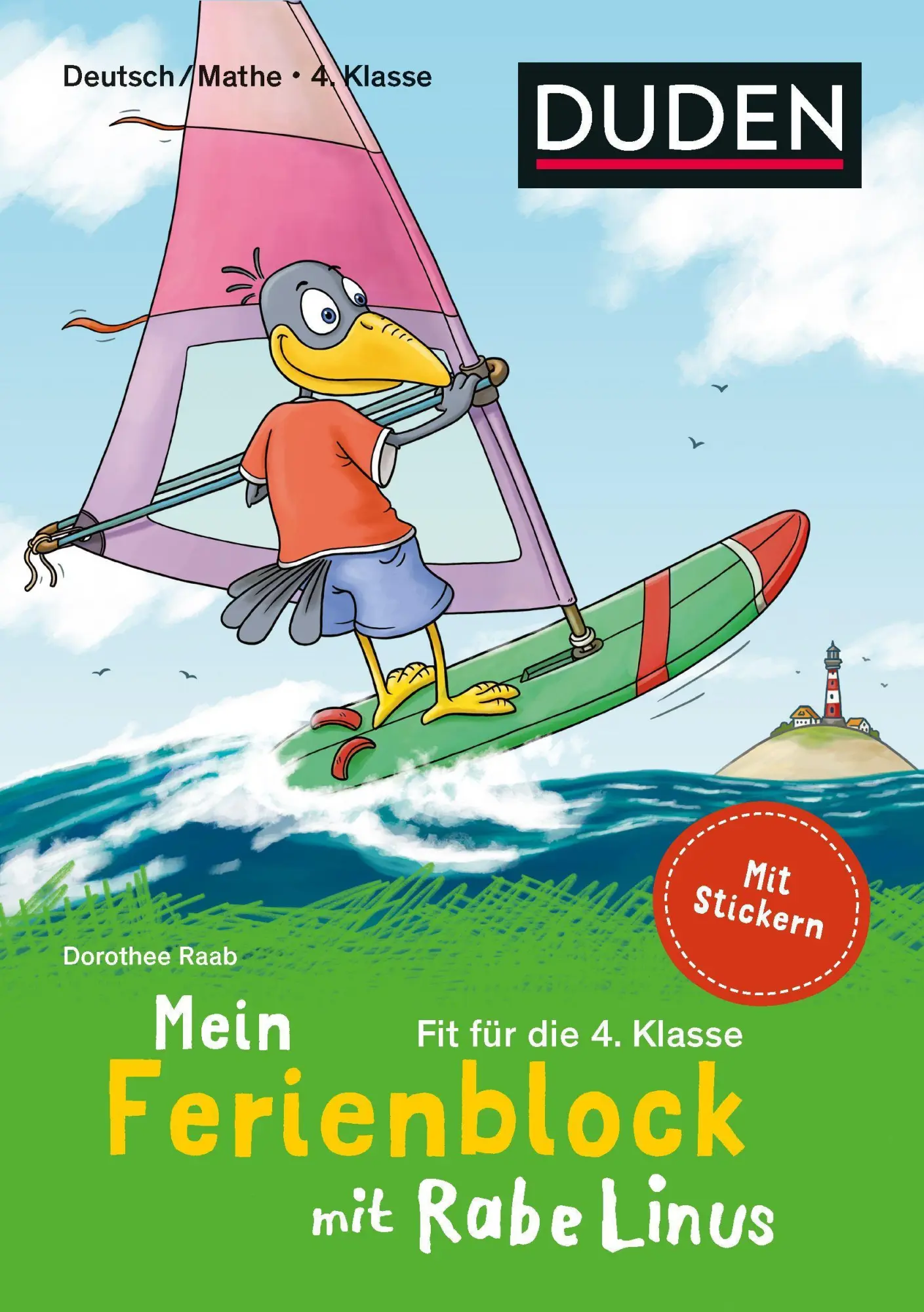 Cover: 9783411720866 | Mein Ferienblock mit Rabe Linus  Fit für die 4. Klasse | Raab | Buch