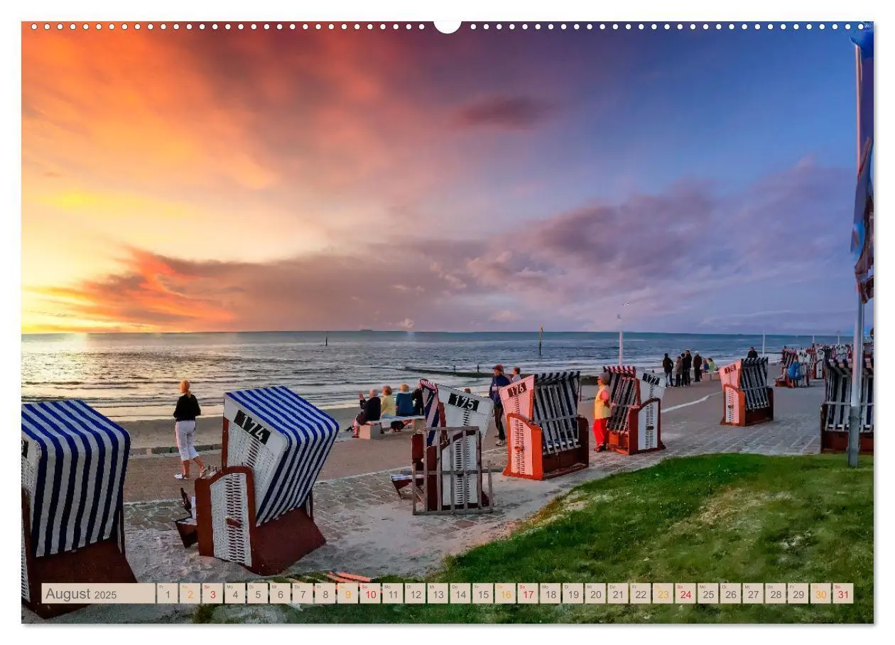 Bild: 9783435030866 | Nordsee-Urlaub (Wandkalender 2025 DIN A2 quer), CALVENDO...