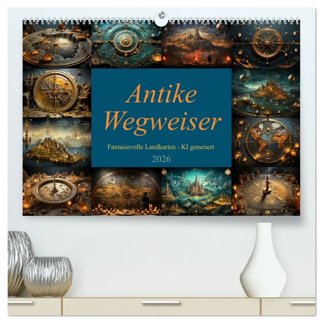 Cover: 9783457500866 | Antike Wegweiser (hochwertiger Premium Wandkalender 2026 DIN A2...