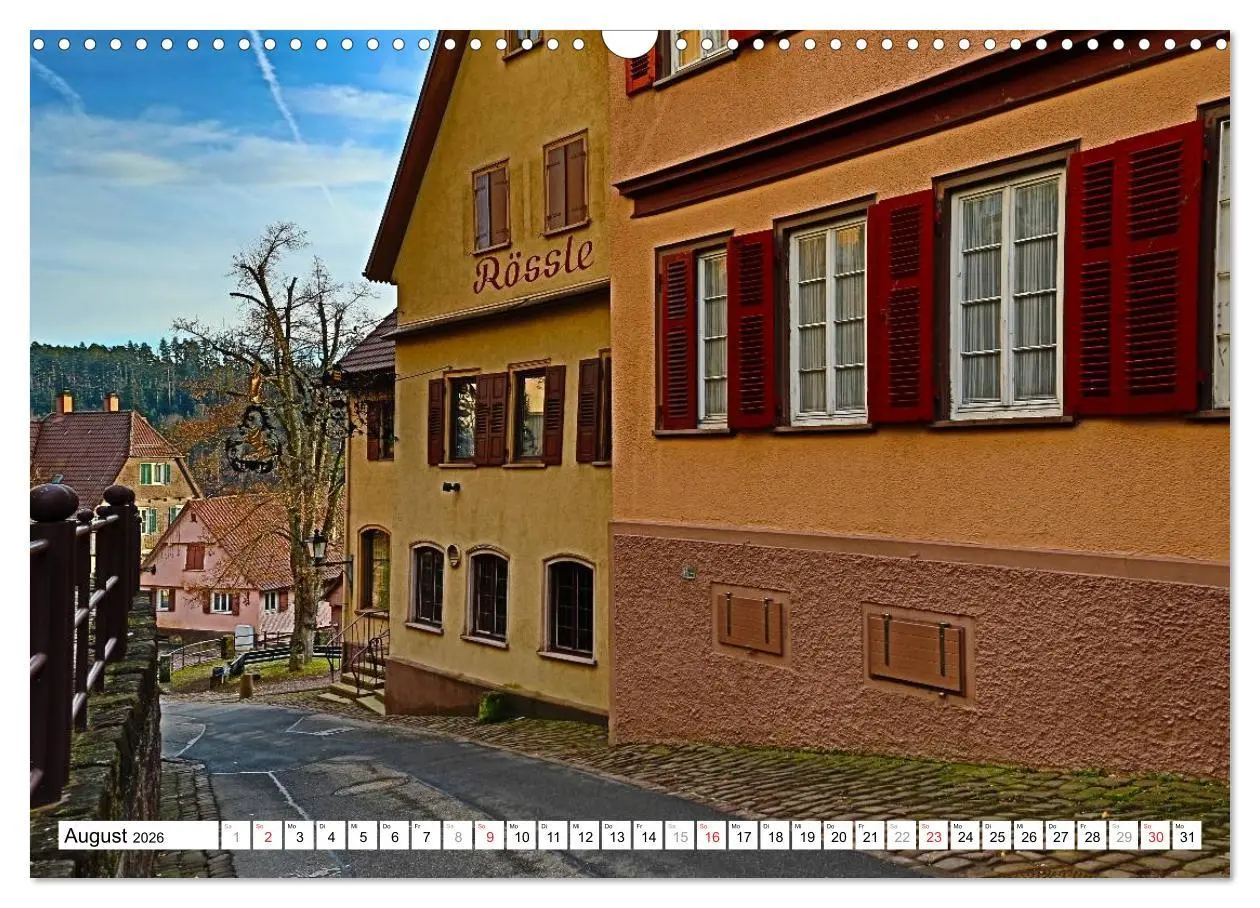 Bild: 9783516140866 | Altensteig (Wandkalender 2026 DIN A3 quer), CALVENDO Monatskalender