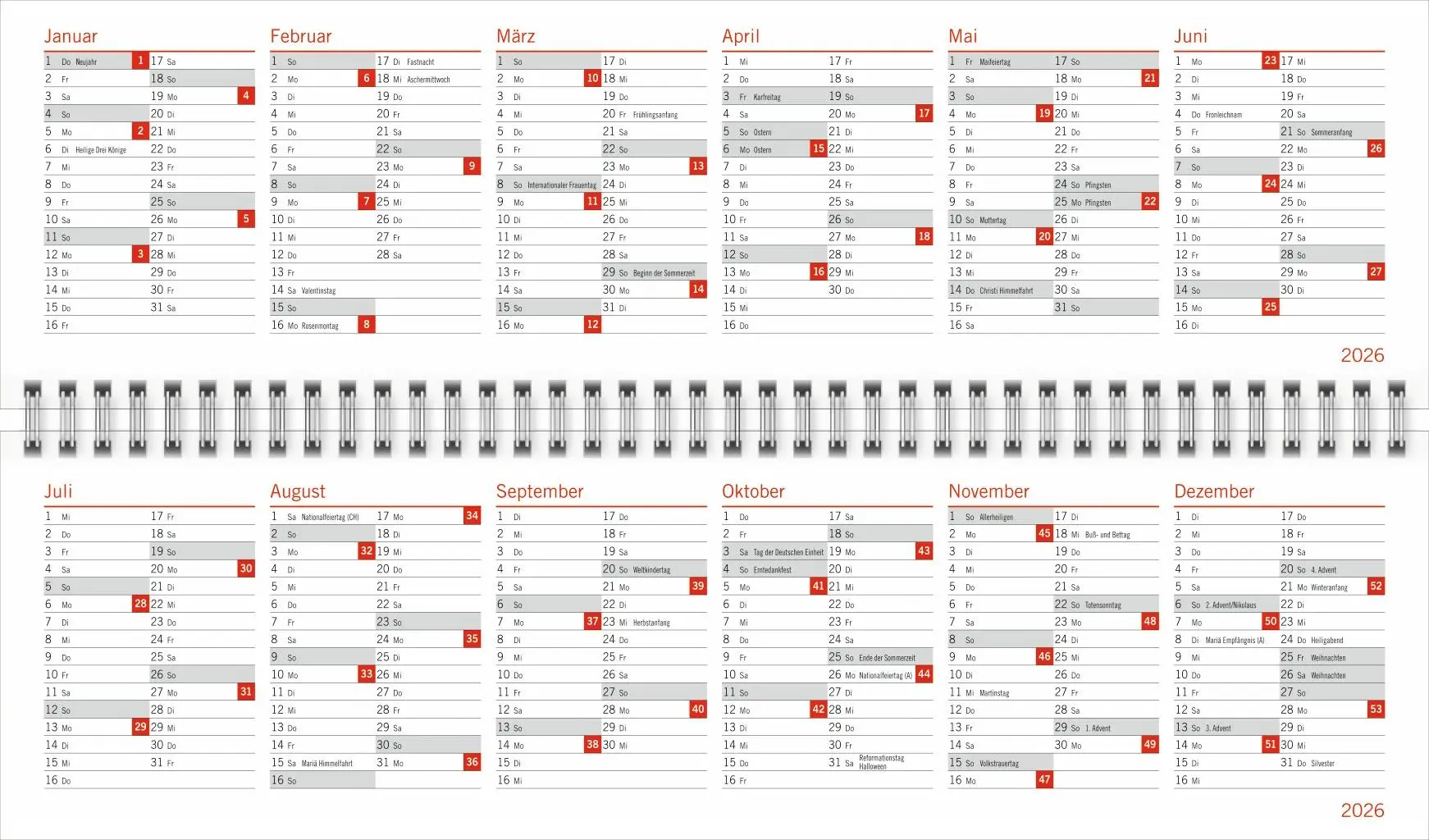 Bild: 9783756410866 | Helme Heine: Wochenquerplaner 2026 | Helme Heine | Kalender | 112 S.