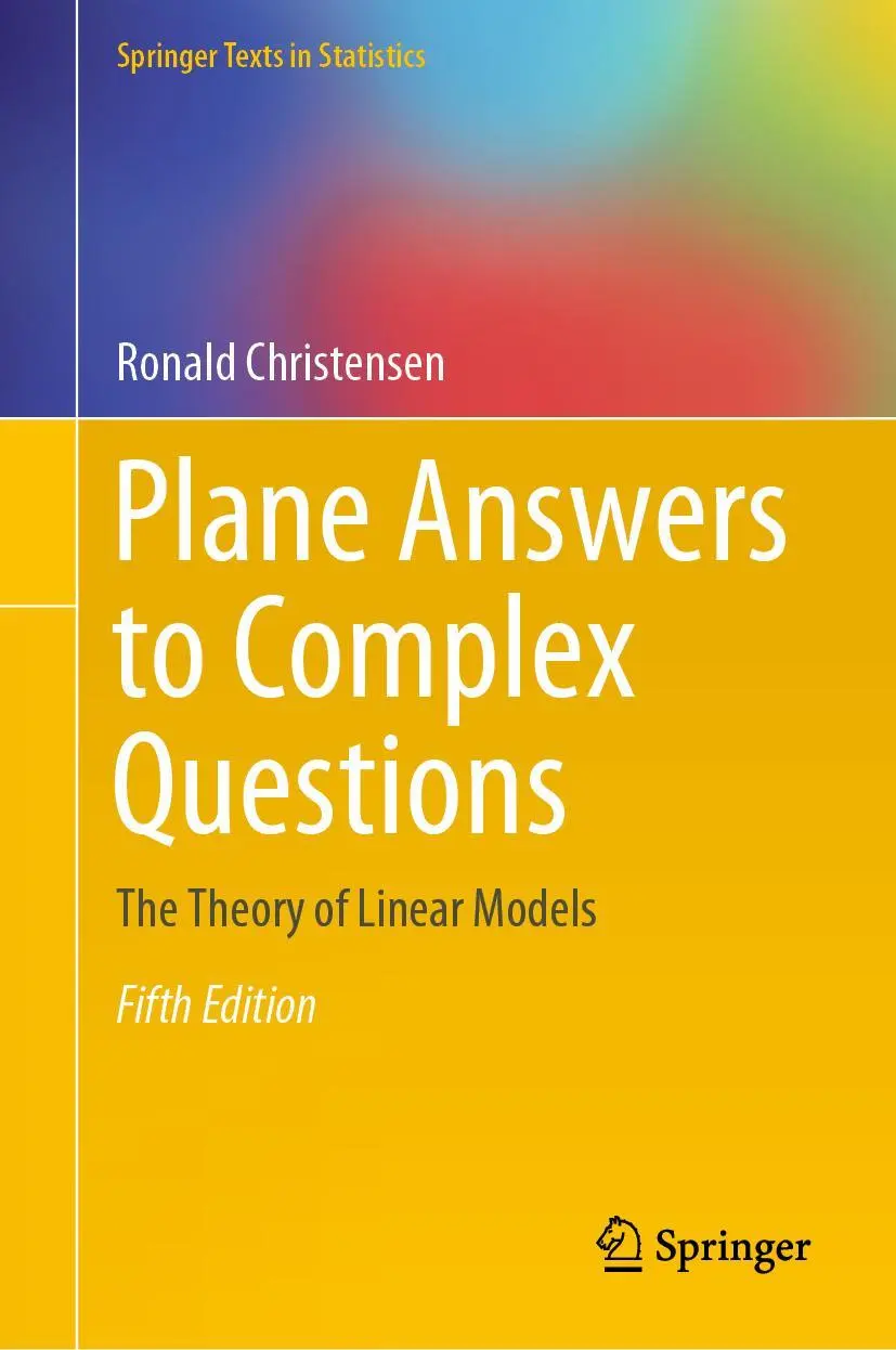 Cover: 9783030320966 | Plane Answers to Complex Questions | The Theory of Linear Models