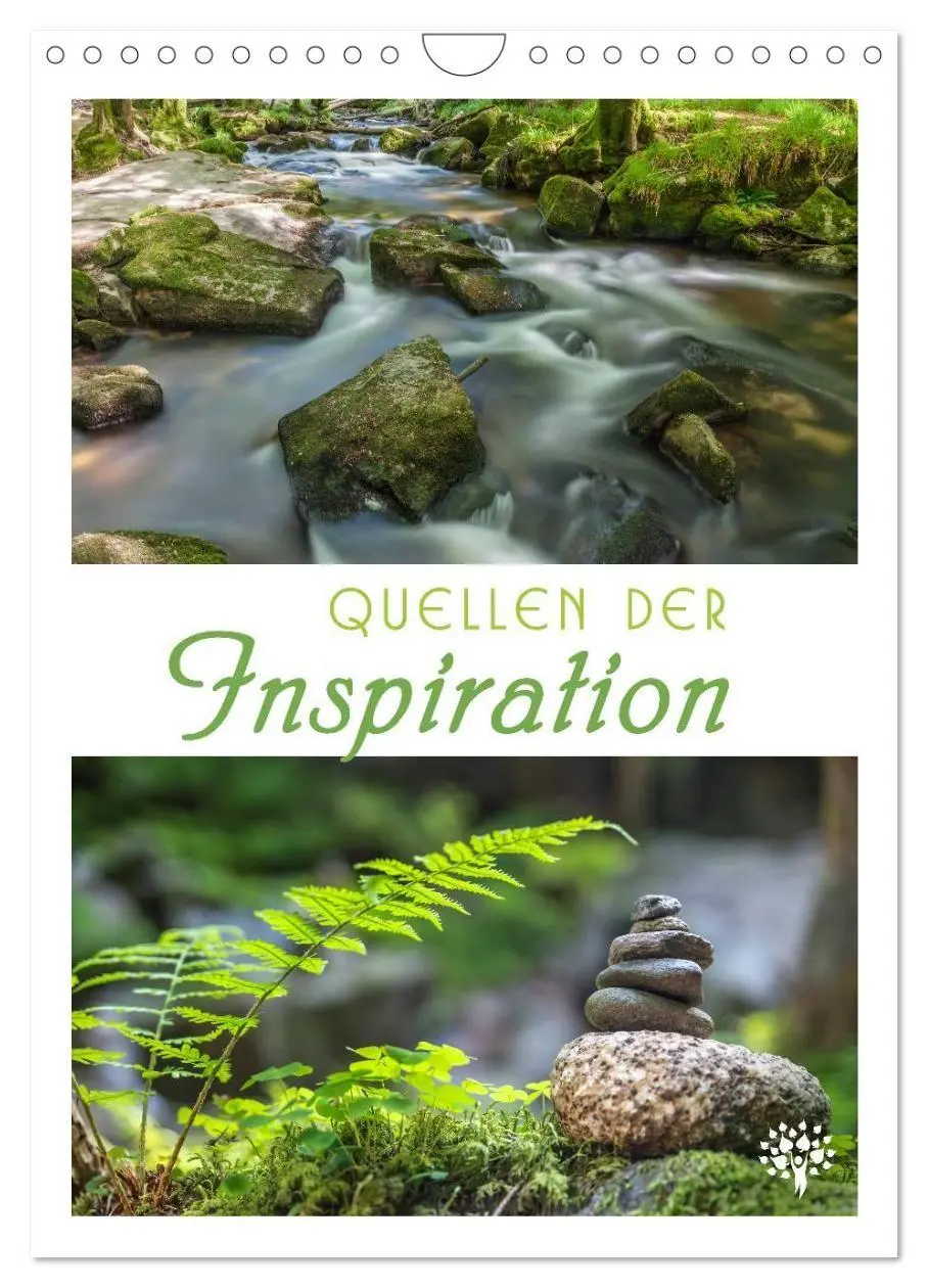 Cover: 9783516680966 | Quellen der Inspiration (Wandkalender 2026 DIN A4 hoch), CALVENDO...
