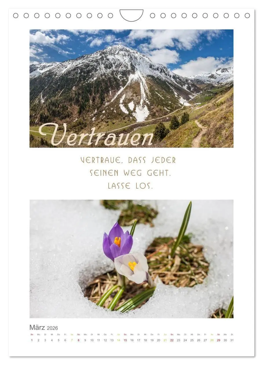 Bild: 9783516680966 | Quellen der Inspiration (Wandkalender 2026 DIN A4 hoch), CALVENDO...