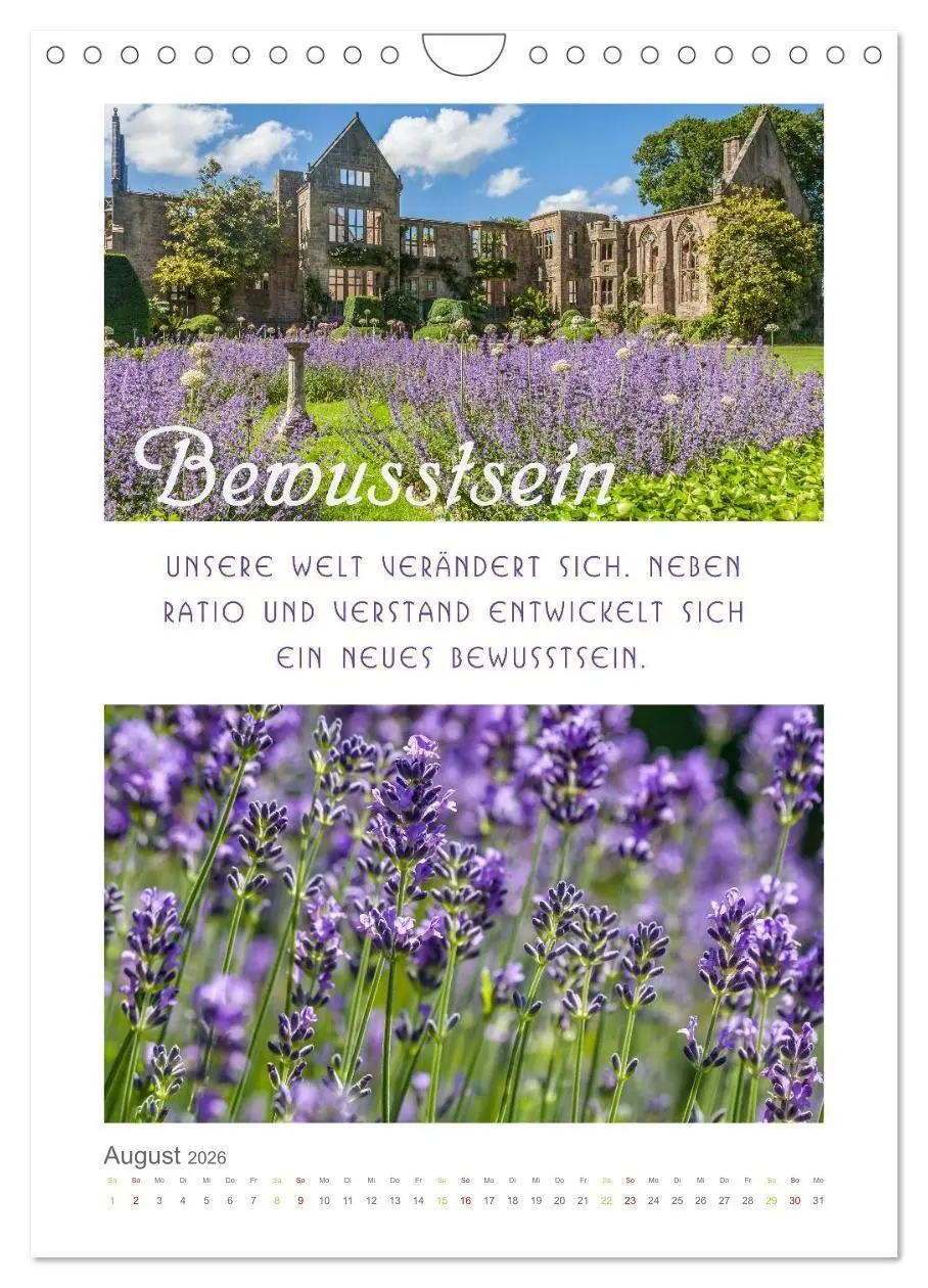 Bild: 9783516680966 | Quellen der Inspiration (Wandkalender 2026 DIN A4 hoch), CALVENDO...