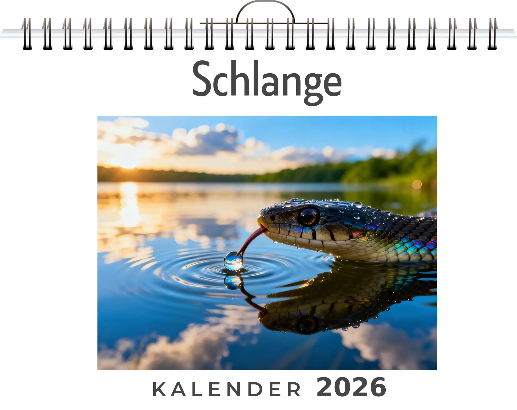 Cover: 9783695330966 | Schlange | Sarah Meyer | Kalender | Deutsch | 2026 | FlipFlop